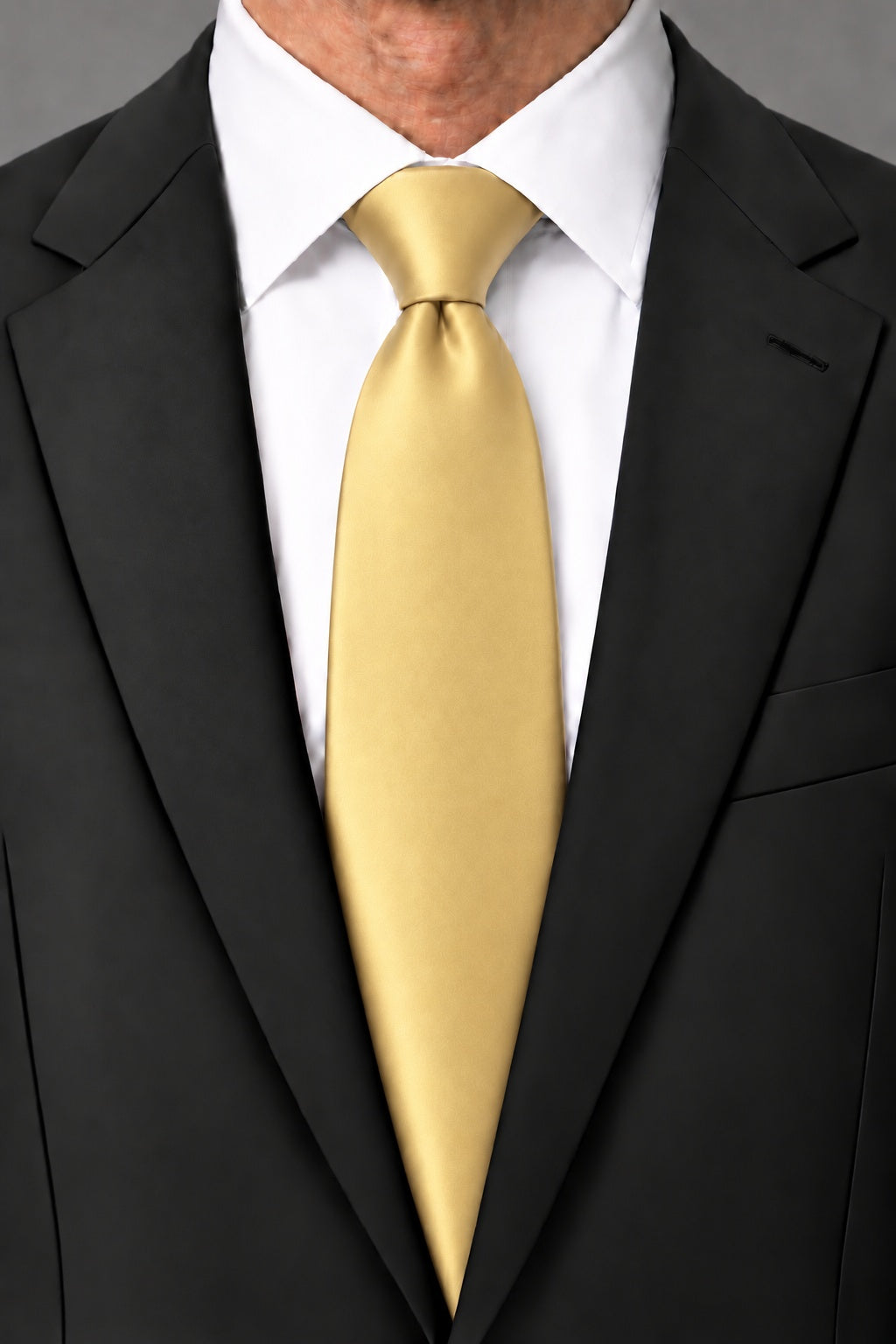 Cardi Harvest Maize Luxury Satin Necktie