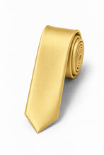 Cardi Harvest Maize Luxury Satin Skinny Necktie