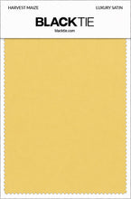 Harvest Maize Luxury Satin fabric swatch card