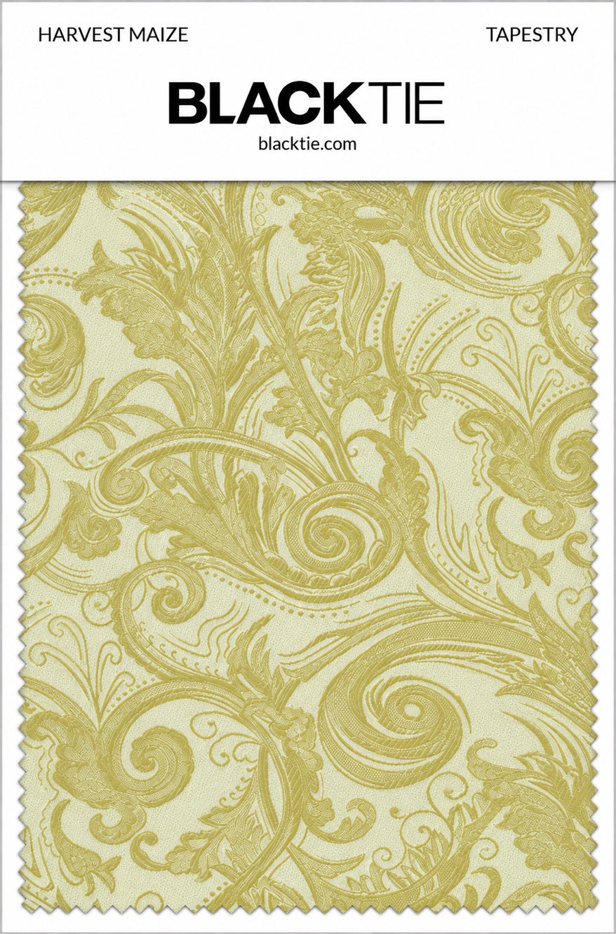 Cardi Harvest Maize Tapestry Necktie