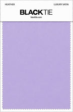Heather Luxury Satin fabric swatch card