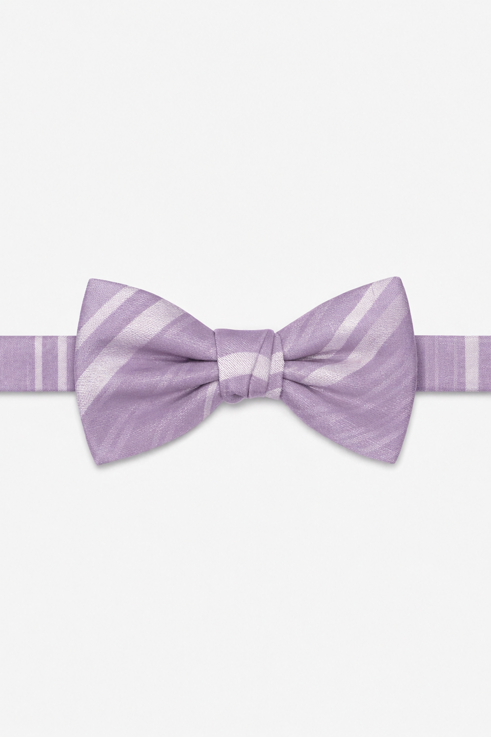 Cardi Pre-Tied Heather Striped Satin Bow Tie
