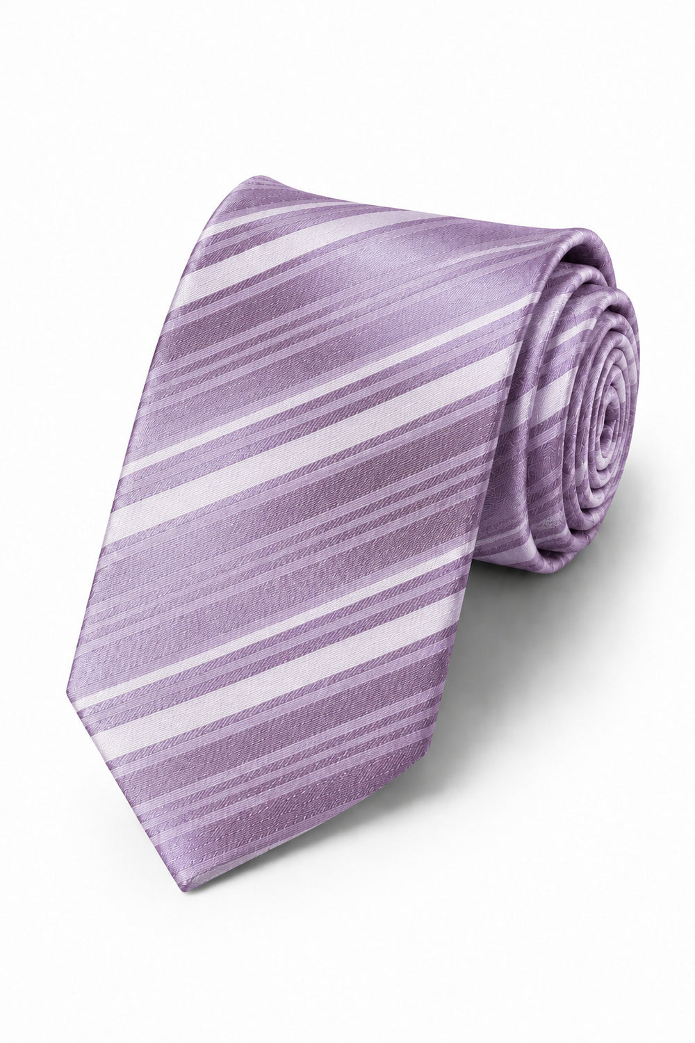Cardi Heather Striped Satin Necktie