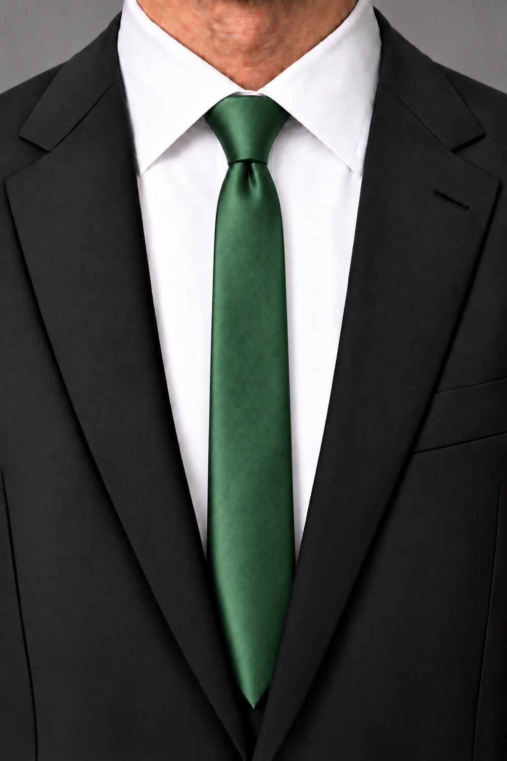 Cardi Holly Luxury Satin Skinny Necktie