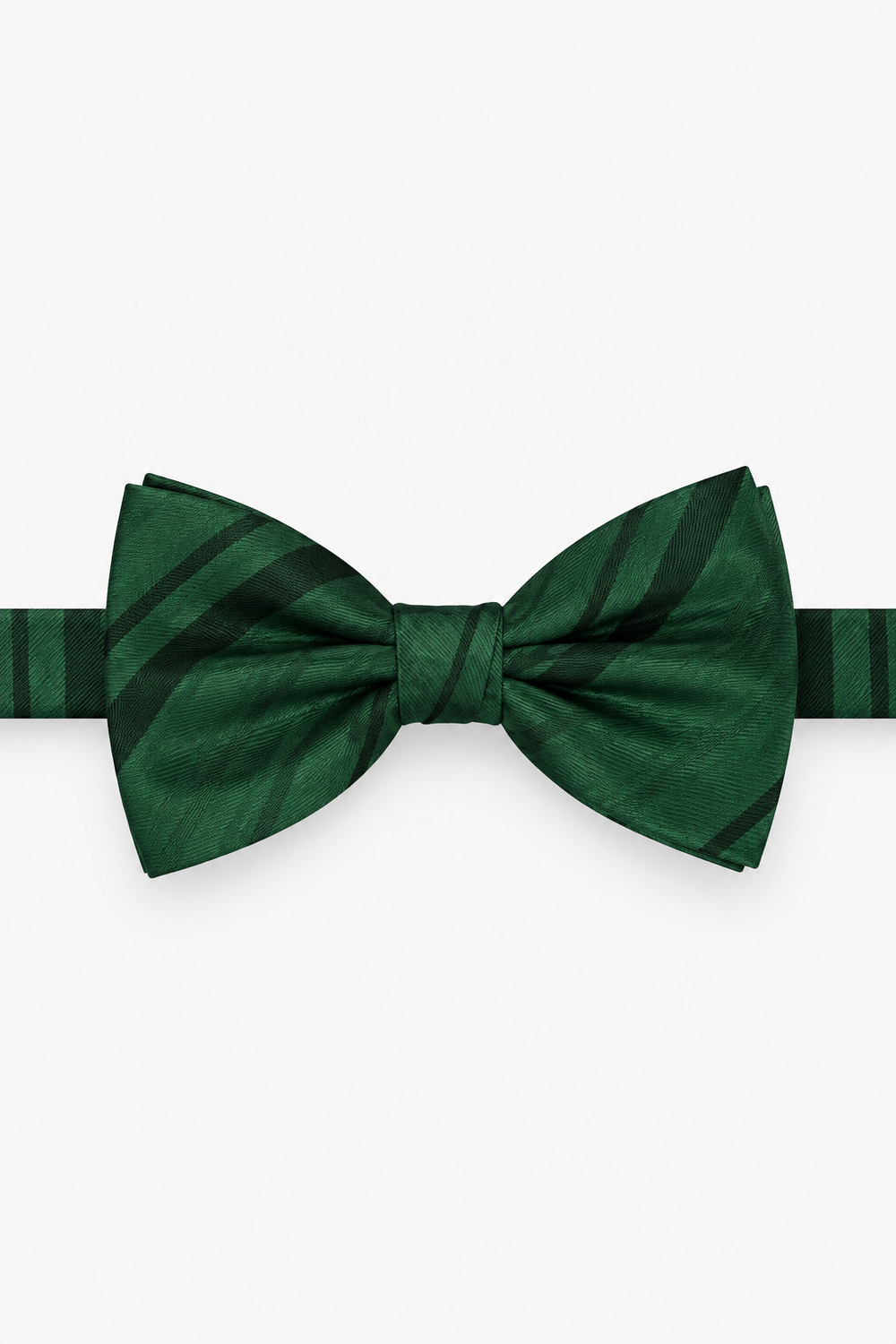 Cardi Pre-Tied Holly Striped Satin Bow Tie