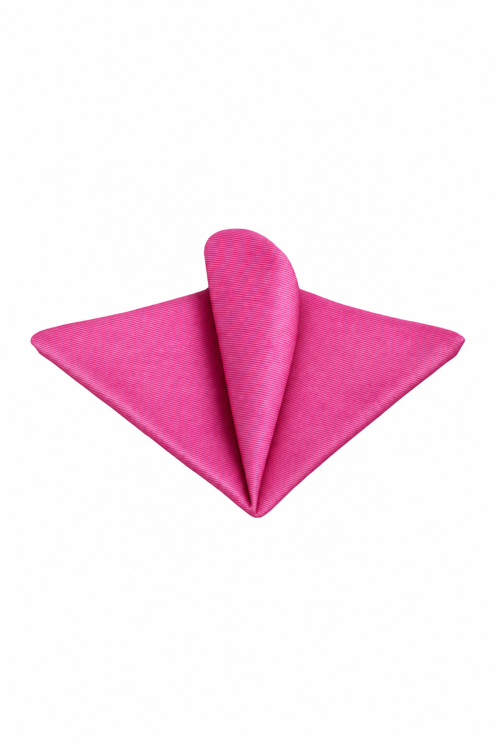 Ted Stanford Hot Pink Modern Solid Pocket Square