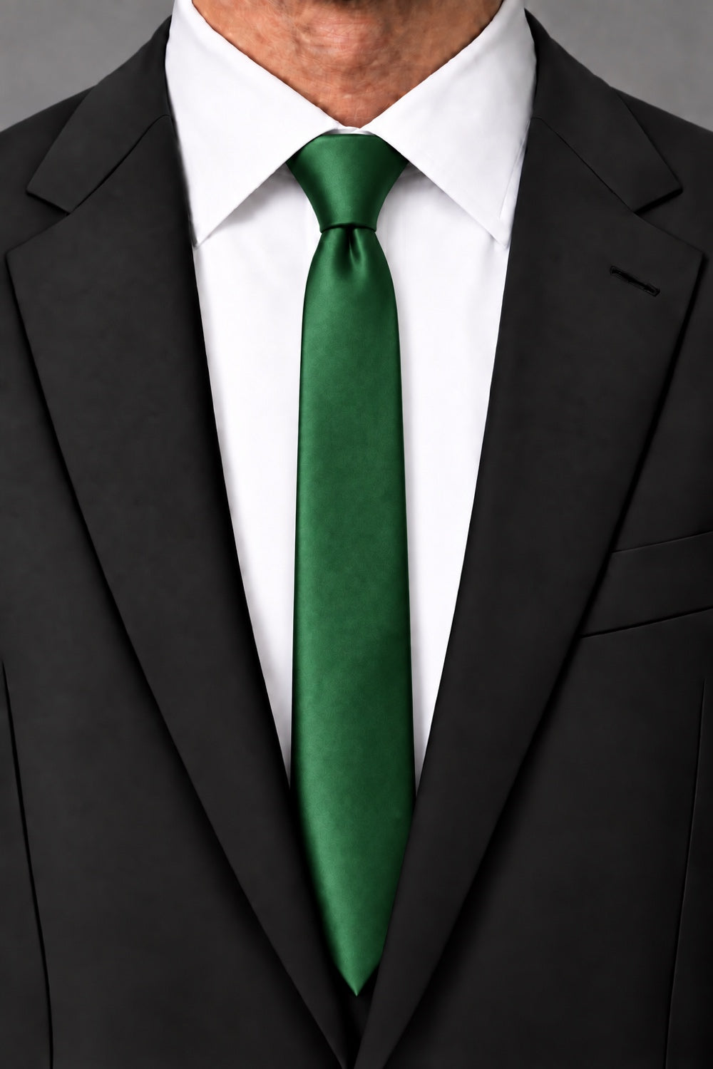 Cardi Hunter Luxury Satin Skinny Necktie