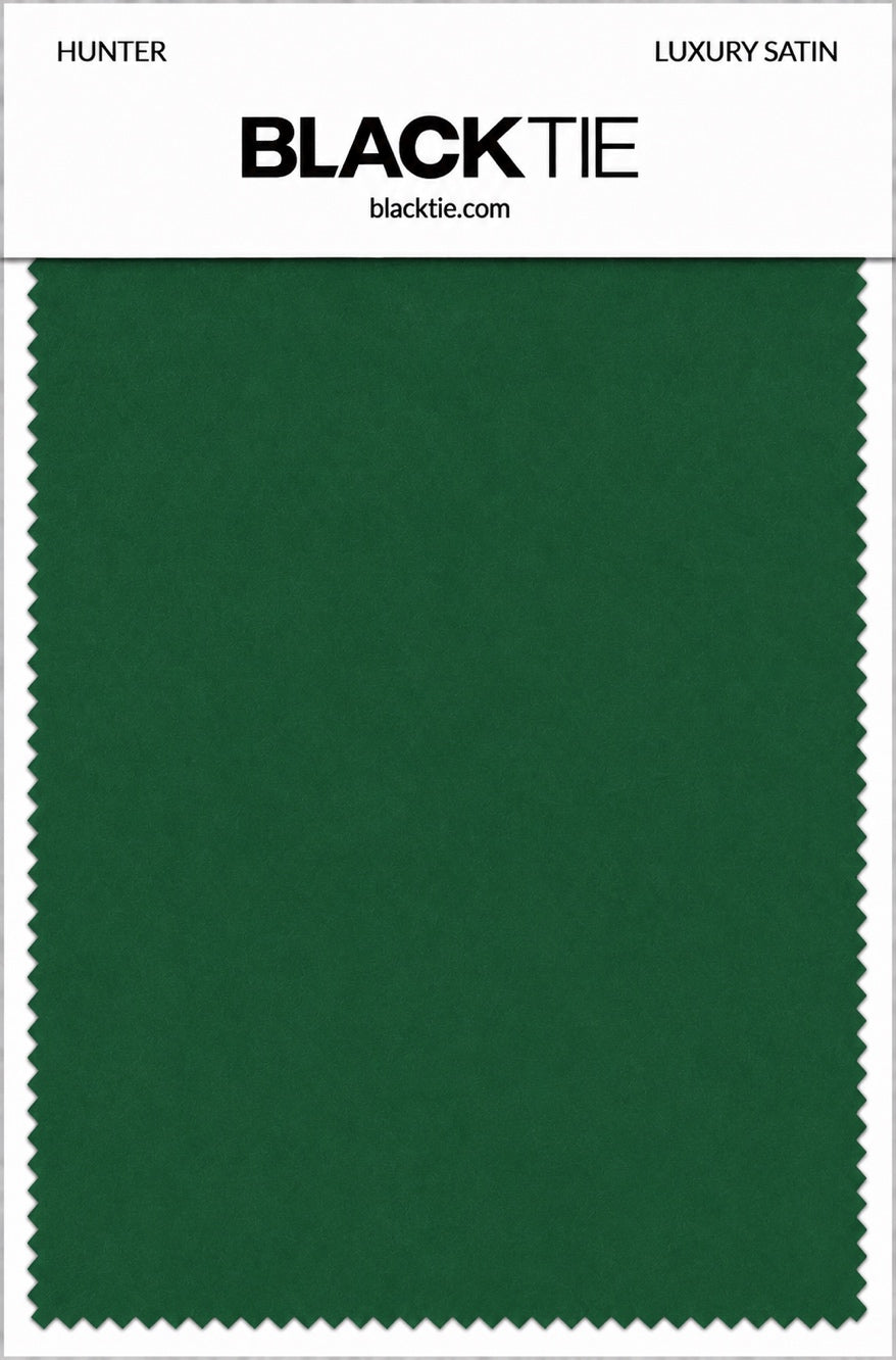 Hunter Luxury Satin fabric swatch card