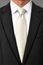 Cardi Ivory Luxury Satin Necktie