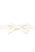 Cristoforo Cardi Pre-Tied Ivory Noble Silk Bow Tie