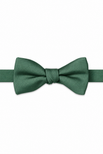Kelly Modern Solid Bow Tie - pre-tied bow tie, front view