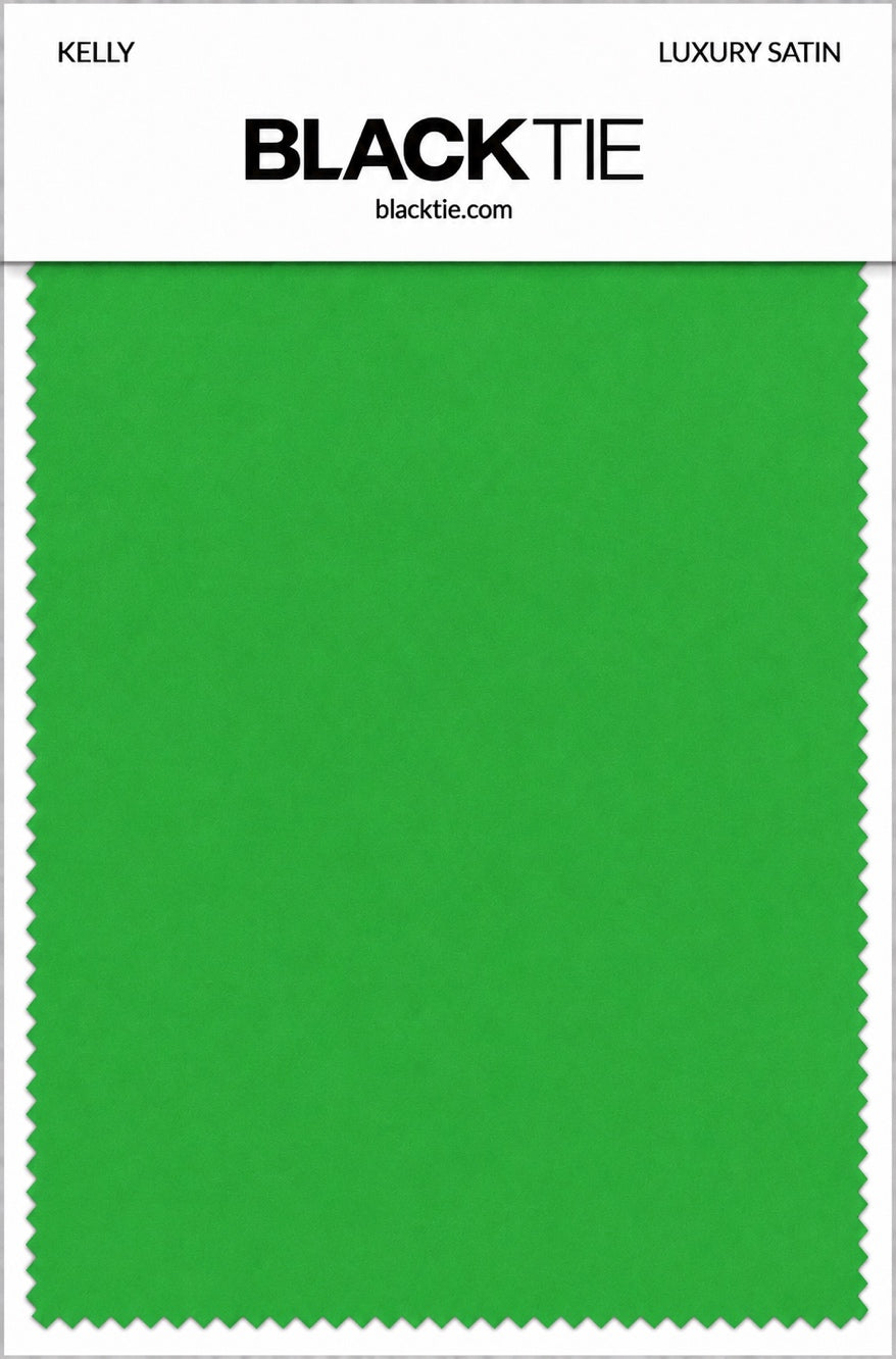 Kelly Luxury Satin fabric swatch card