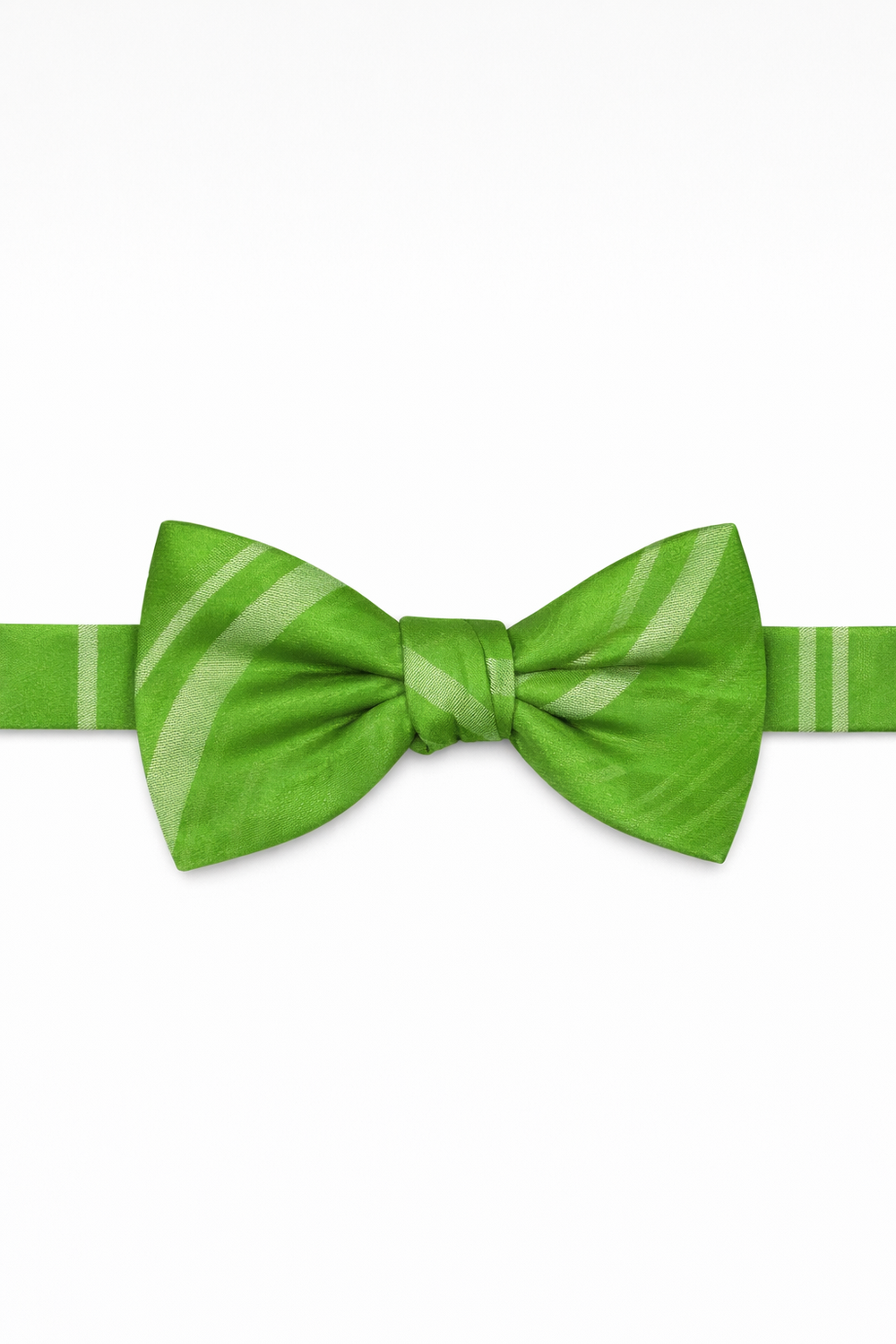 Cardi Pre-Tied Kelly Striped Satin Bow Tie