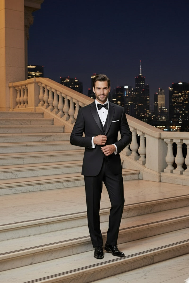 BLACKTIE "Kingston" Black Tuxedo Jacket (Separates)