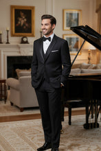"Kingston" Black Tuxedo Jacket (Separates)