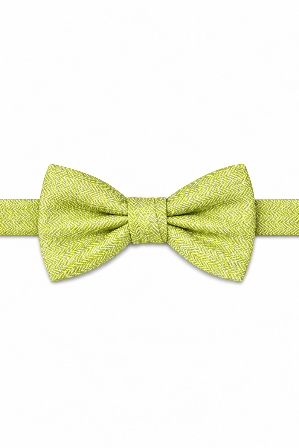 Cardi Kiwi Herringbone Bow Tie