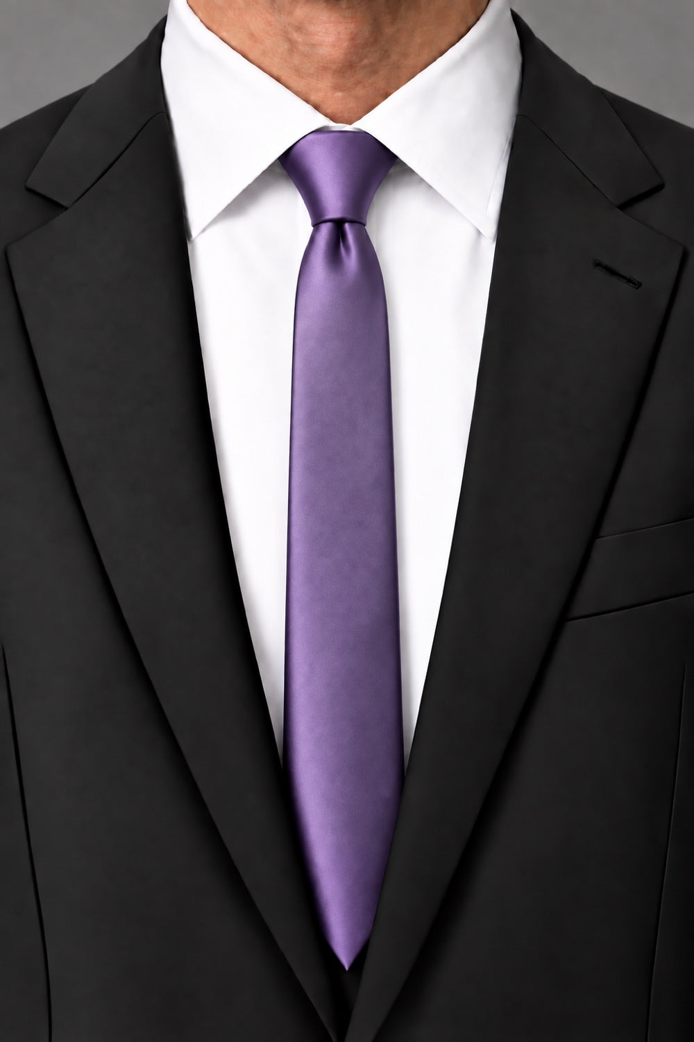 Cardi Lapis Luxury Satin Skinny Necktie