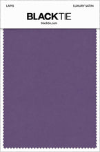 Lapis Luxury Satin fabric swatch card