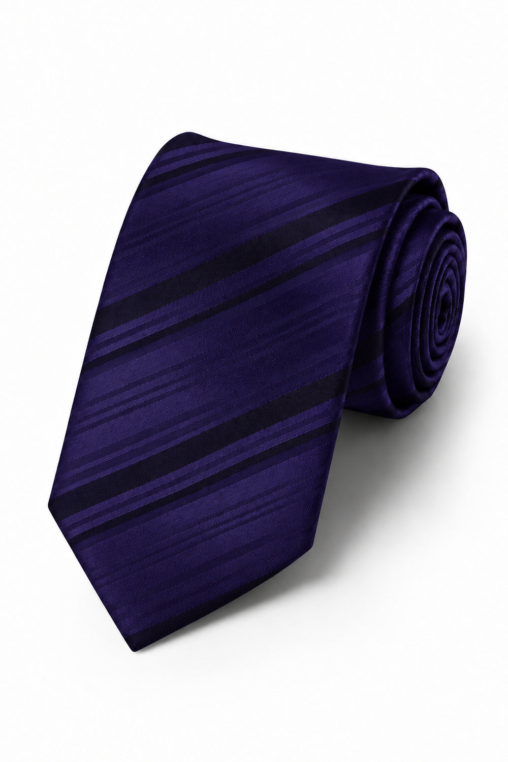 Cardi Lapis Striped Satin Necktie