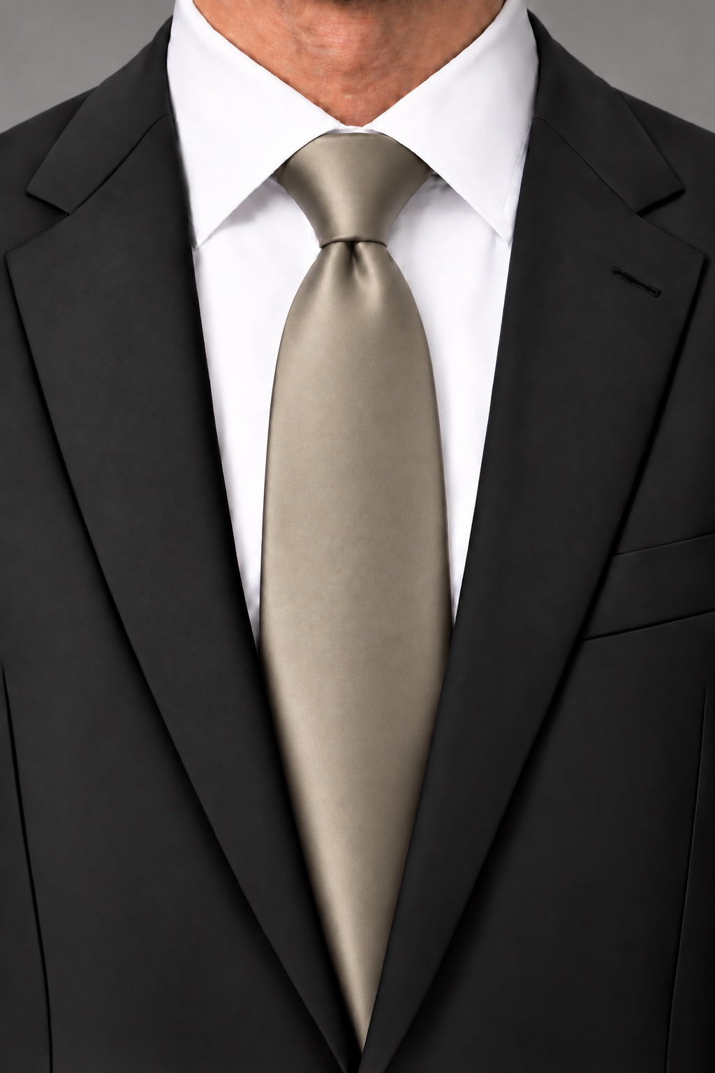 Cardi Latte Luxury Satin Necktie