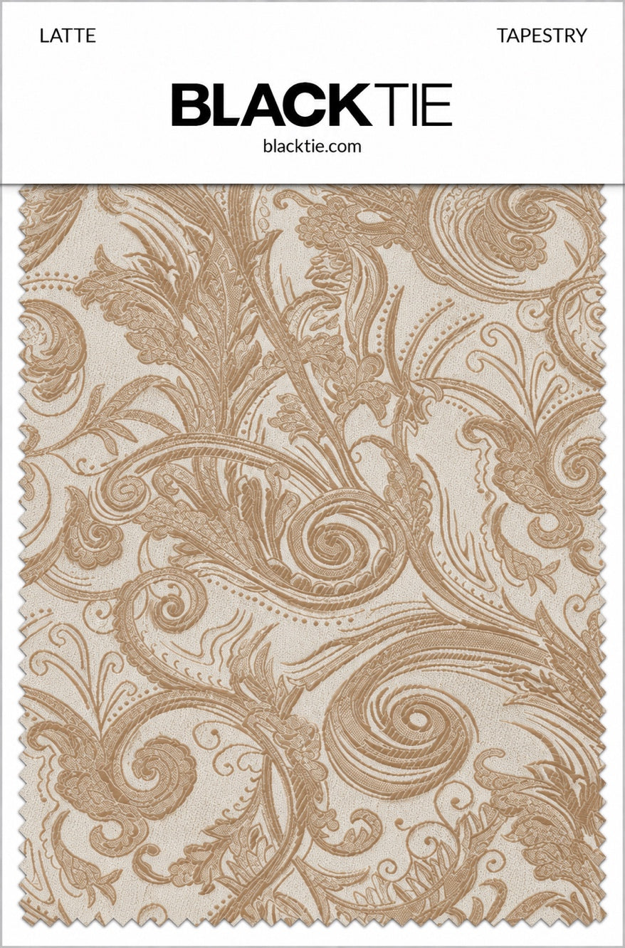 Cardi Latte Tapestry Necktie