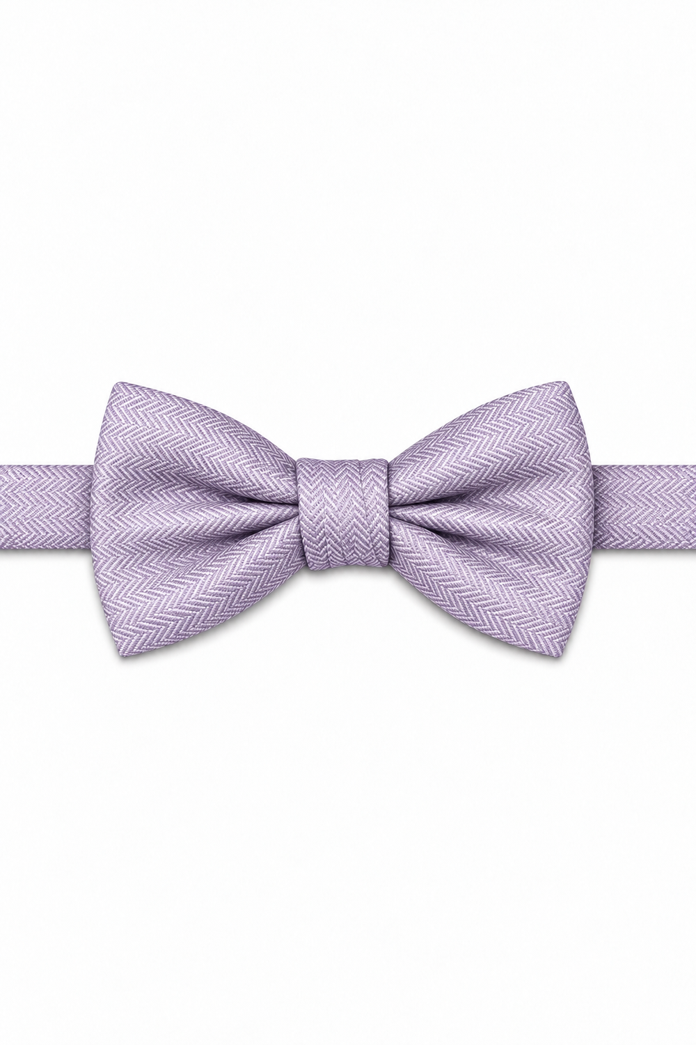 Cardi Lavender Herringbone Bow Tie