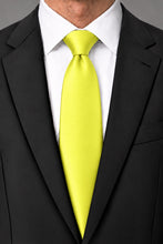 Cardi Lemon Luxury Satin Necktie