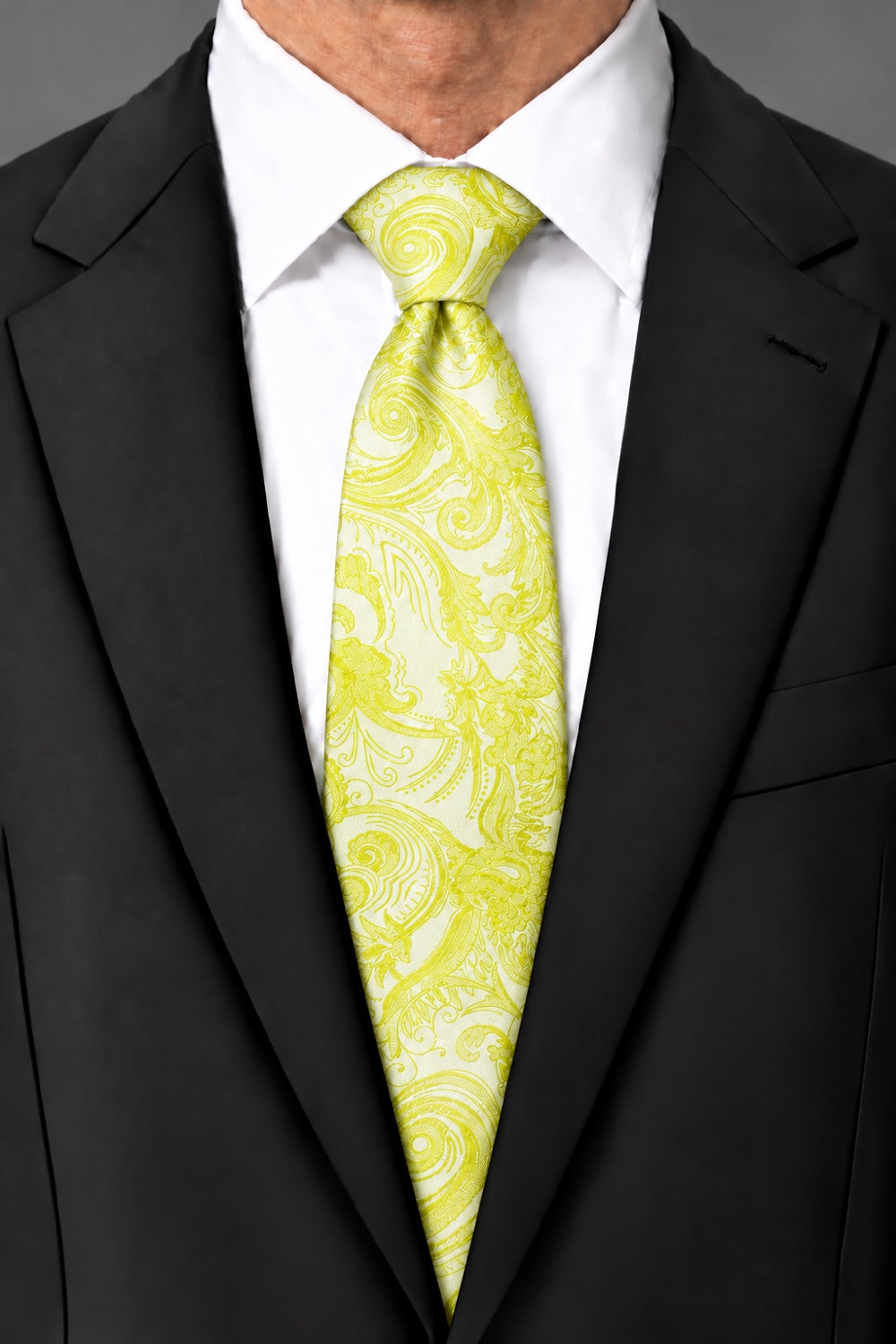 Cardi Lemon Tapestry Necktie