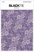 Ted Stanford Lilac Blossom Floral Necktie