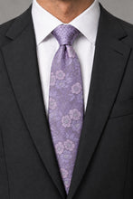 Ted Stanford Lilac Blossom Floral Necktie