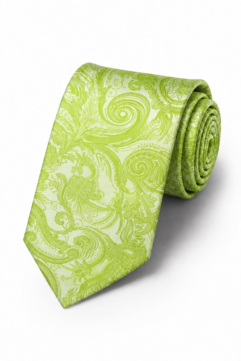 Cardi Lime Tapestry Necktie