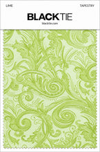 Cardi Lime Tapestry Necktie