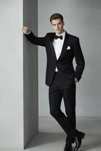 "London" Black Tuxedo Jacket (Separates)