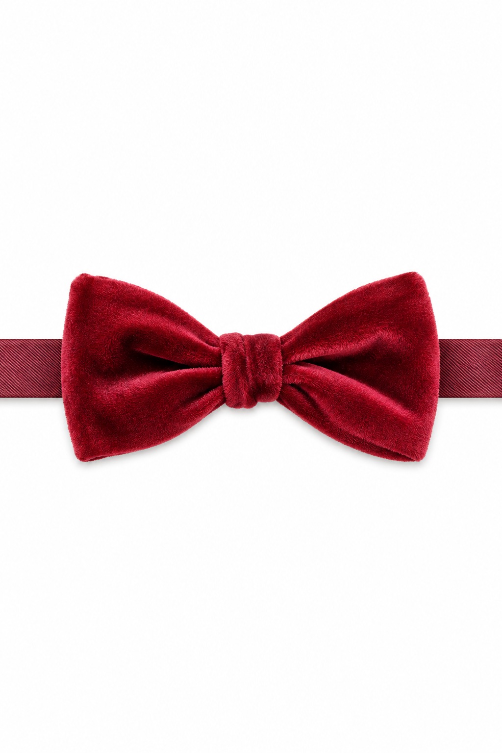 Larr Brio "Luxor" Apple Velvet Bow Tie