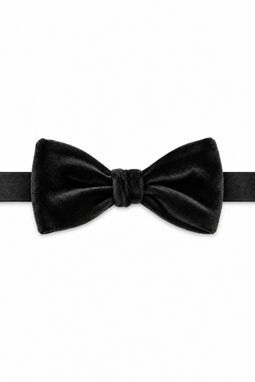 Larr Brio "Luxor" Black Velvet Bow Tie