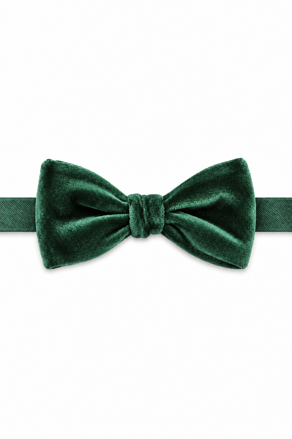 Larr Brio "Luxor" Evergreen Velvet Bow Tie