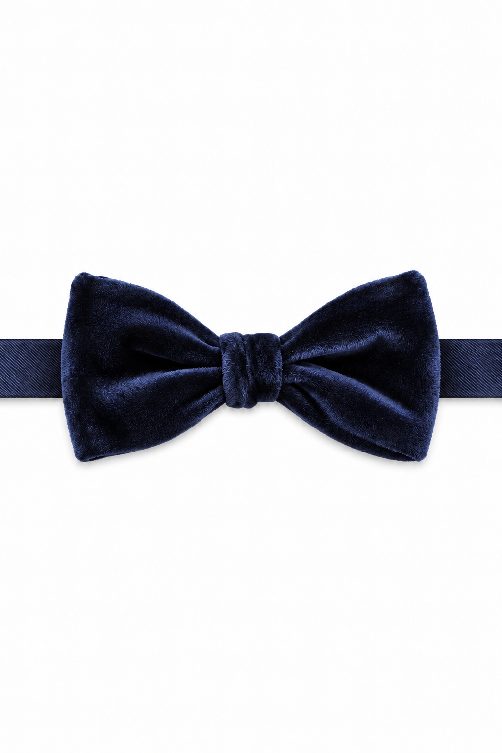 Larr Brio "Luxor" Navy Velvet Bow Tie