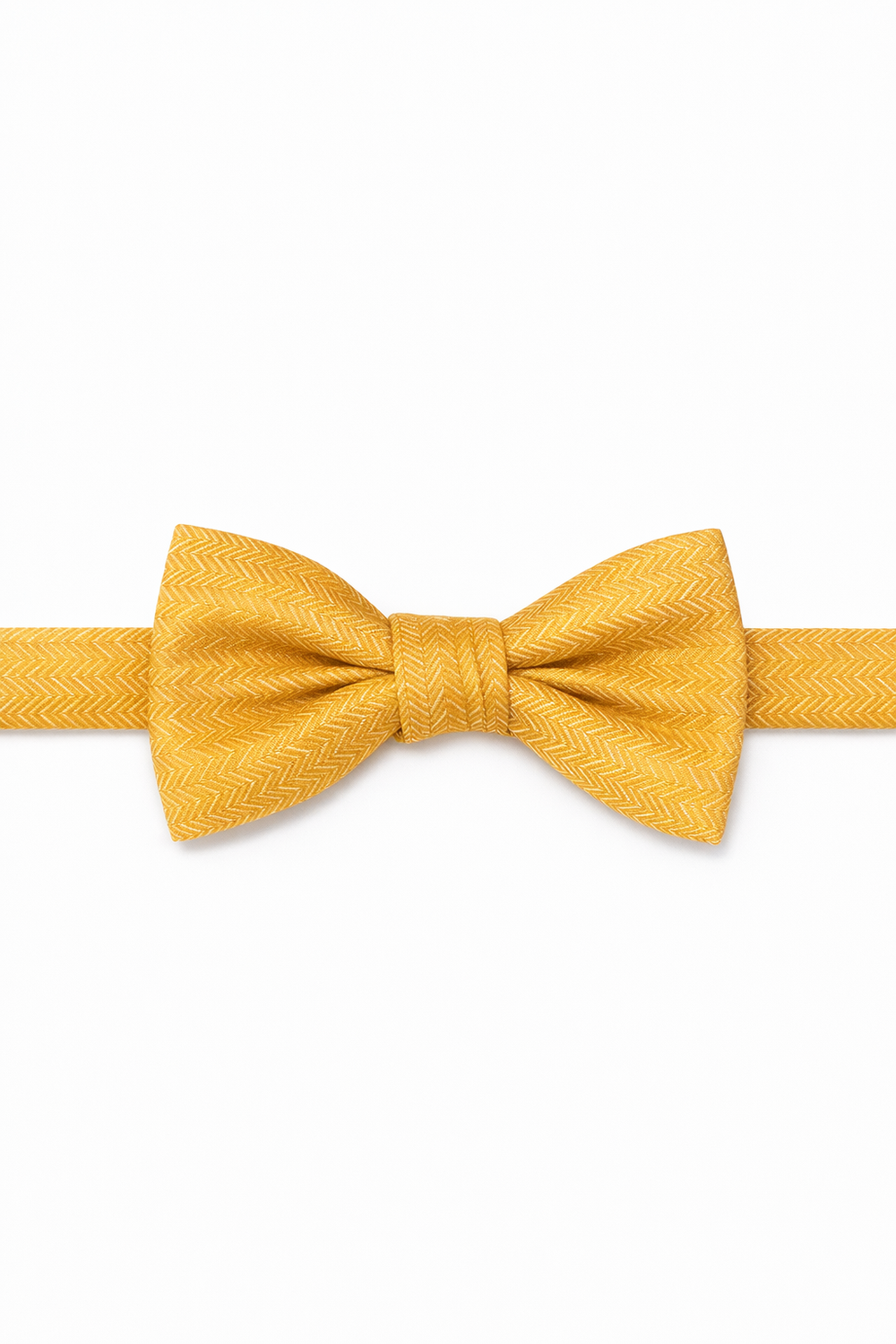 Cardi Mandarin Herringbone Bow Tie