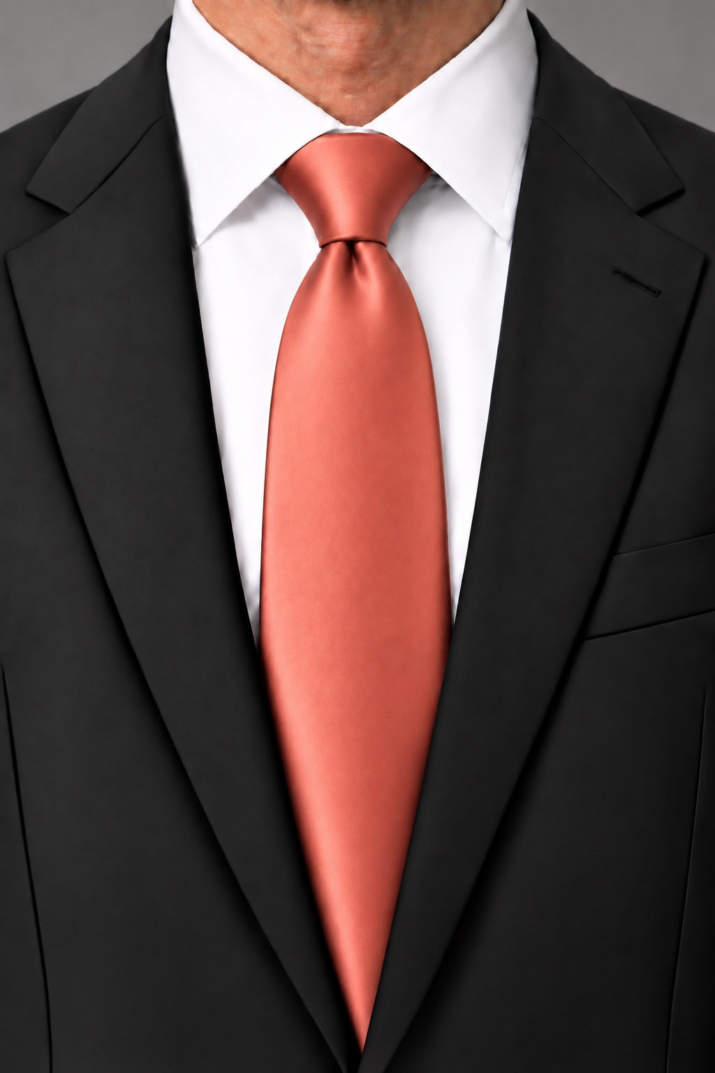 Cardi Mandarin Luxury Satin Necktie