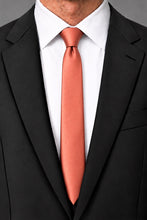 Cardi Mandarin Luxury Satin Skinny Necktie