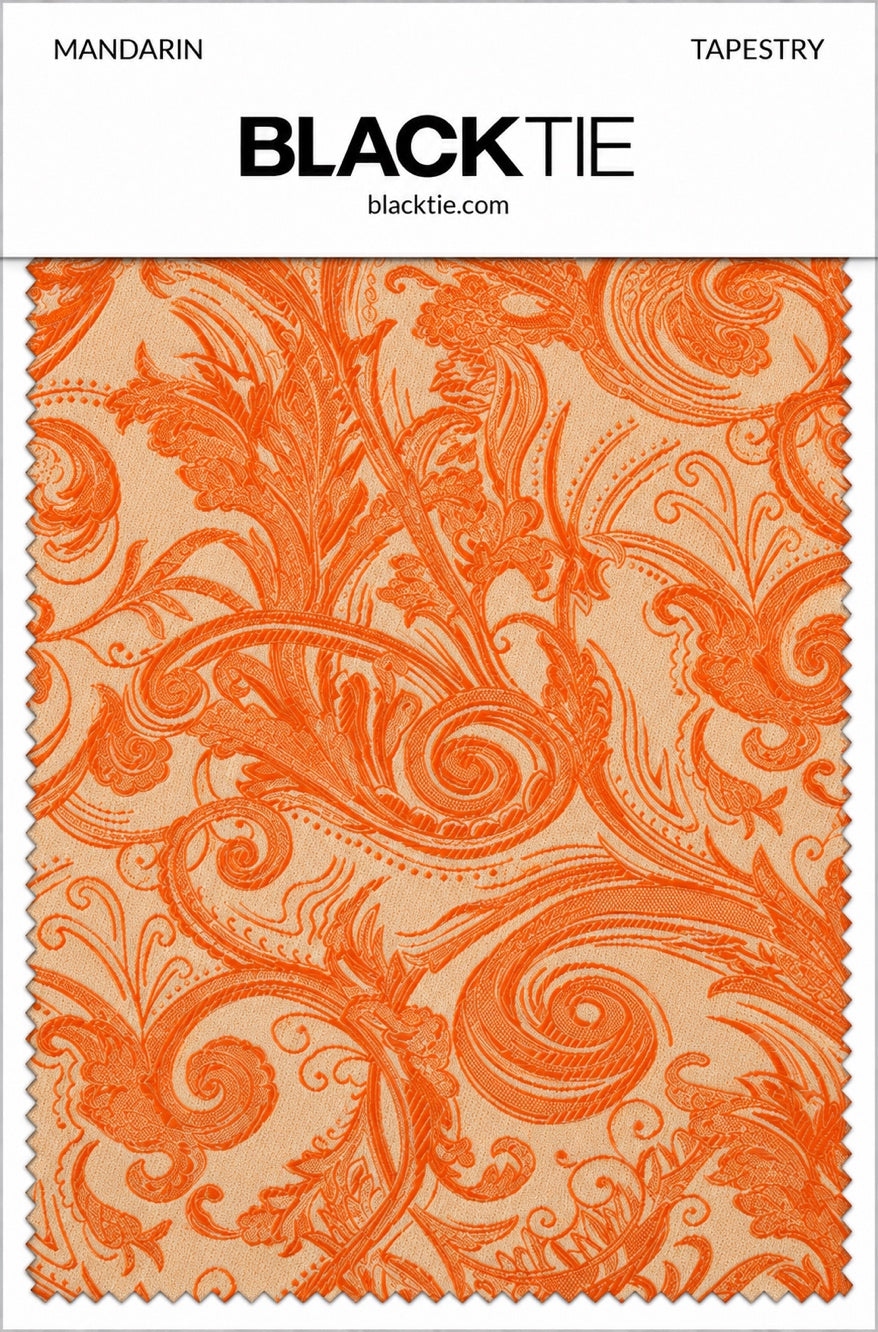 Cardi Mandarin Tapestry Necktie