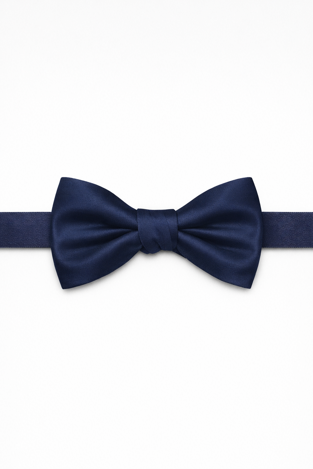 Cardi Pre-Tied Marine Luxury Satin Bow Tie