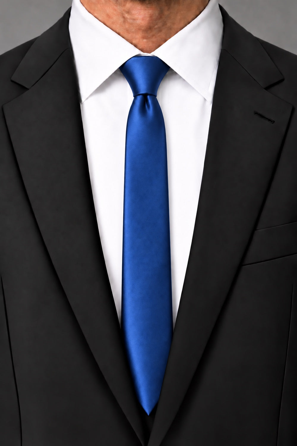 Cardi Marine Luxury Satin Skinny Necktie