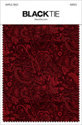 BLACKTIE Apple Red Aries Fabric Swatch