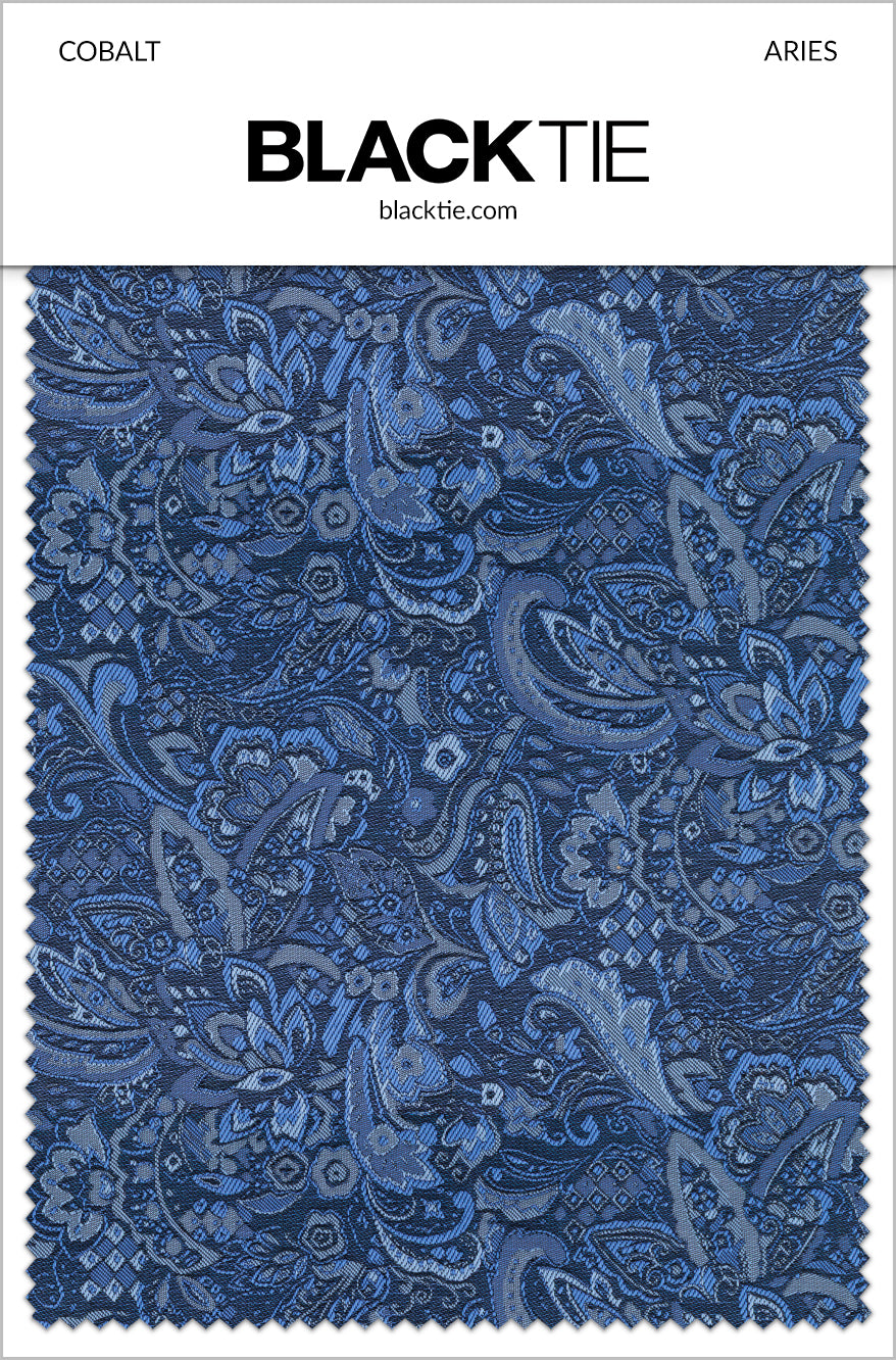Mark of Distinction "Aries" Cobalt Paisley Shawl Tuxedo Jacket (Separates)