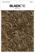 Mark of Distinction "Aries" Gold & Black Paisley Shawl Tuxedo Jacket (Separates)