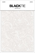 Mark of Distinction "Aries" Ivory Paisley Black Lapel Shawl Tuxedo Jacket (Separates)