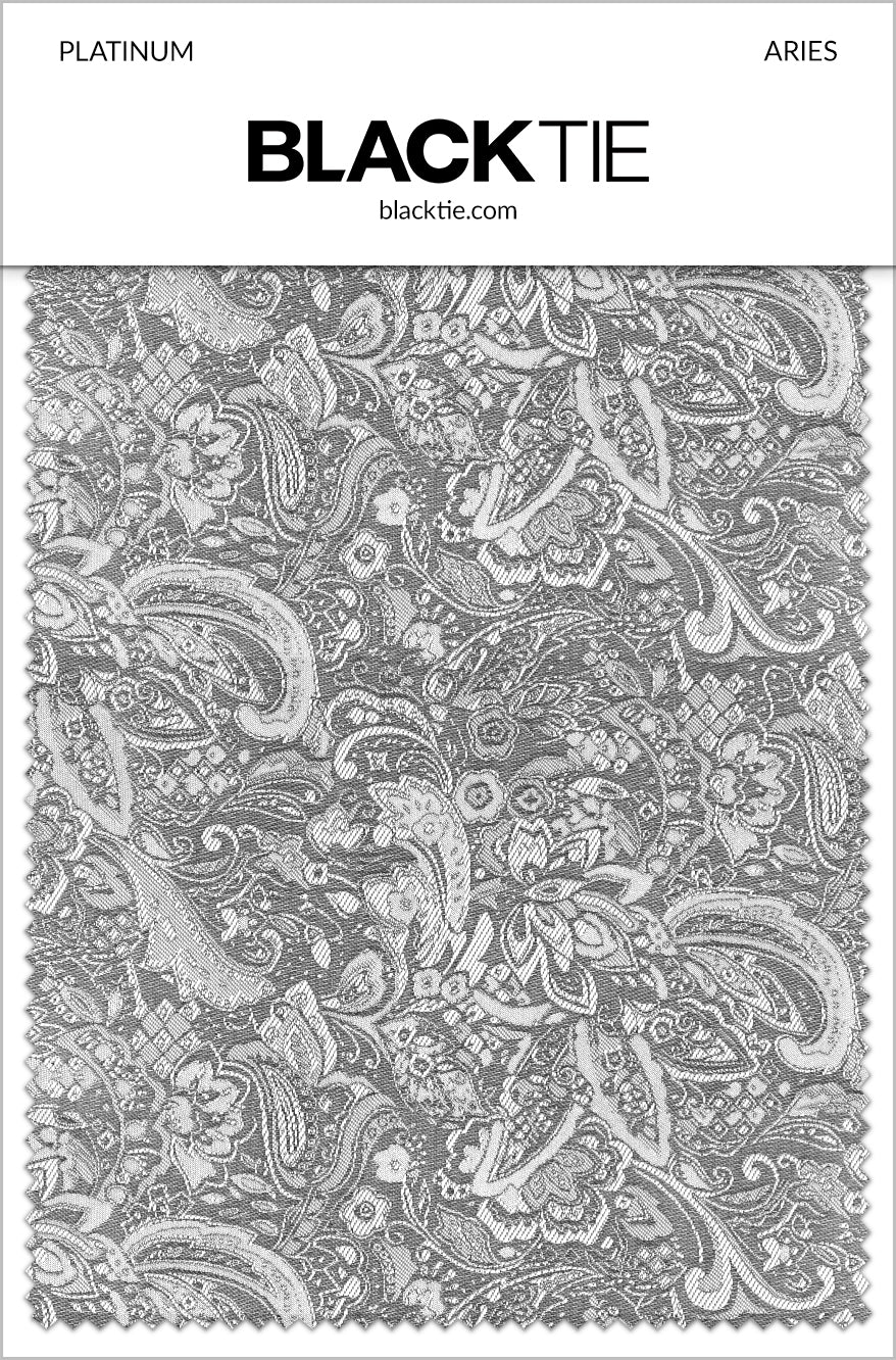 Mark of Distinction "Aries" Platinum Paisley Shawl Tuxedo Jacket (Separates)