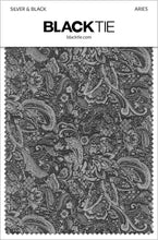 Mark of Distinction "Aries" Silver & Black Paisley Shawl Tuxedo Jacket (Separates)
