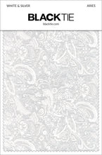 Mark of Distinction "Aries" White & Silver Paisley Shawl Tuxedo Jacket (Separates)